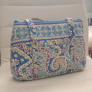 Vera Bradley CAPRI BLUE paisley shoulder bag, NEW!